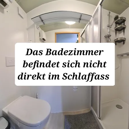 Schlaffass Holzfass Im Banjapark Ohne Banja Sauna Rees