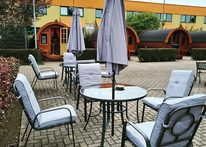 Camping Schlaffass Holzfass Im Banjapark Ohne Banja Sauna Rees