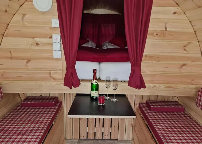 Schlaffass Holzfass Im Banjapark Ohne Banja Sauna Campeggio