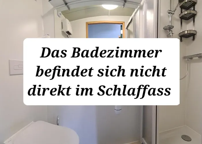 Schlaffass Holzfass Im Banjapark Ohne Banja Sauna Rees