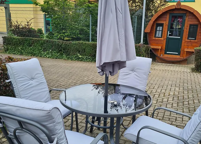 Schlaffass Holzfass Im Banjapark Ohne Banja Sauna Rees